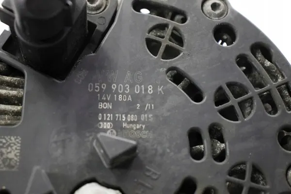 Vaihtovirtageneraattori Audi Q5 Q7 3.0 TDI 180A OEM 059903018K image 3