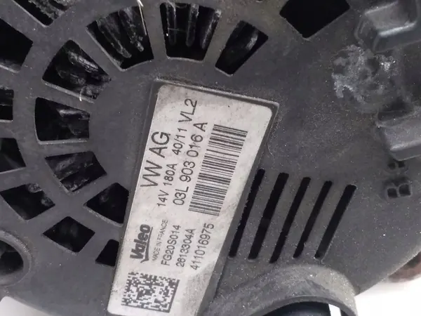 Alternaattori AUDI A6 2.0L diesel 2011 OEM 03L903016A image 5
