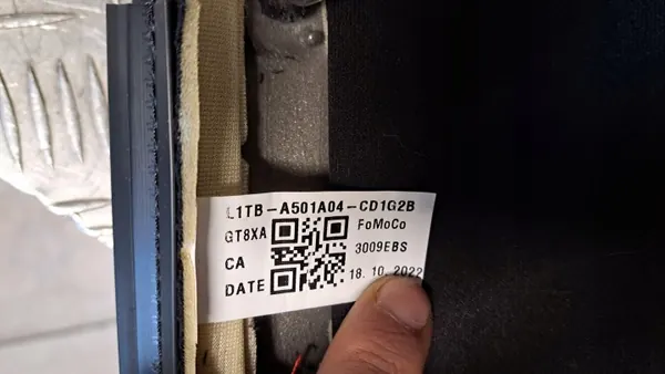 Ford Puma 2020 Rücksitz Kopfstütze OEM L1TB-A501A04-CD image 3