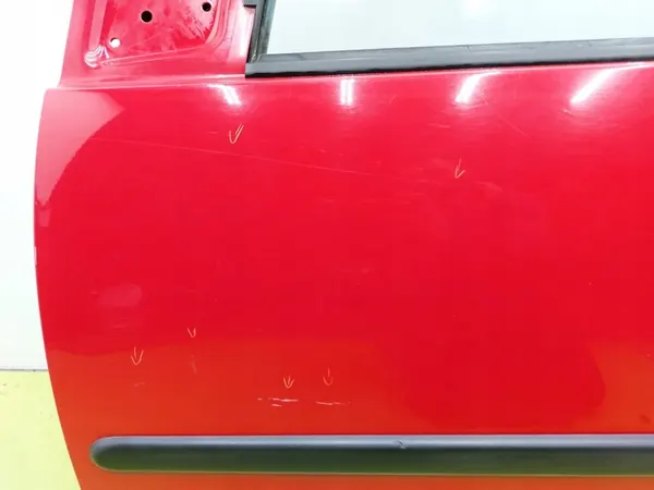 Vänster Framdörr PEUGEOT 107 2005-2014 Röd OEM 2DRZPLP image 2