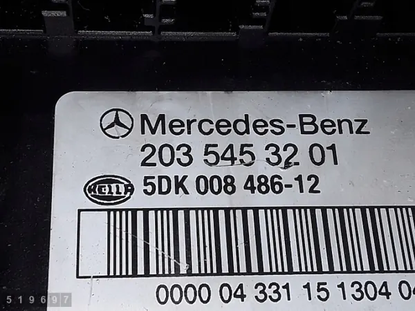 ECU Mercedes 2035453201 para C-Class W203 2700D 2005 image 7