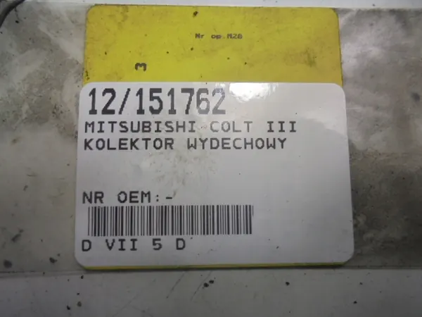 Avgasgrenrör Mitsubishi Colt III C50 OEM 954 image 3