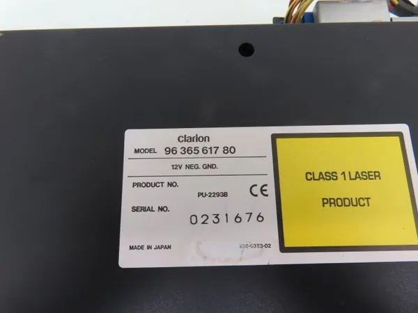 Cambiador CD Clarion usado OEM 9636561780 image 4