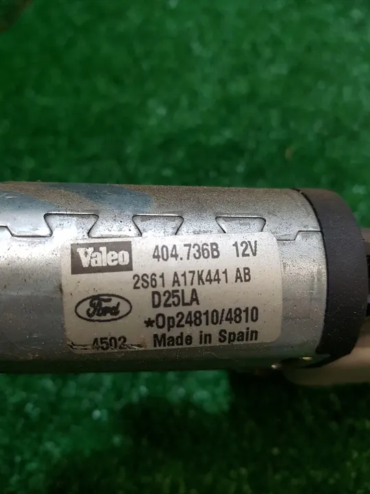 Heckwischermotor Ford Fiesta MK6 2S61A17K441AB image 3