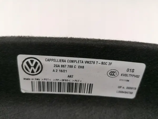 Prateleira Traseira VW T-ROC Original 2017- image 6