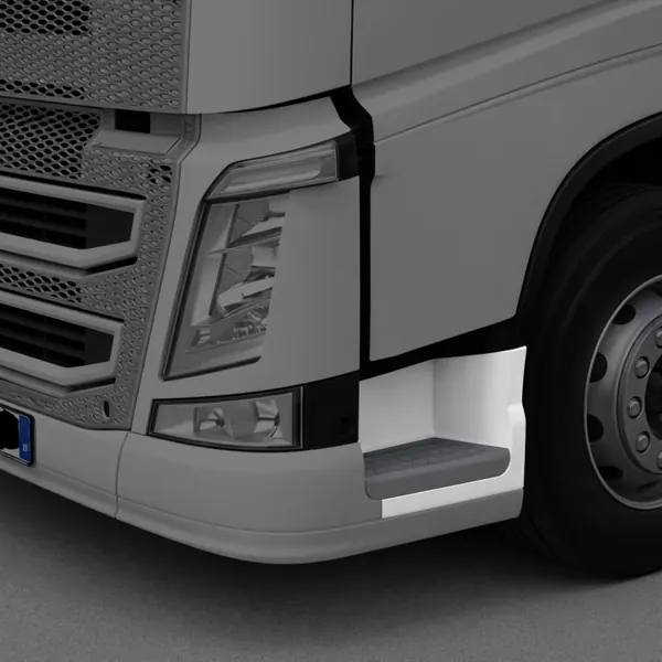 Volvo FH4/FH5 Cache Marche Gauche Avant Blanc RAL 1103 image 2