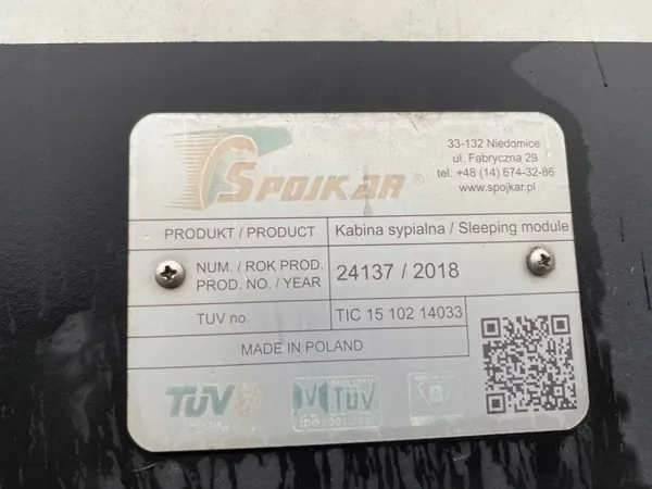 Sovhytt OEM 4521 för Iveco Daily 18R image 4