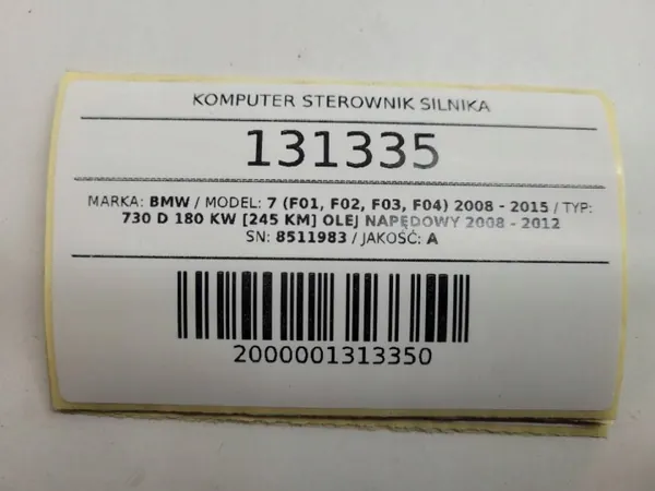 Motorregelunit OEM 8511983 voor BMW N57 image 5