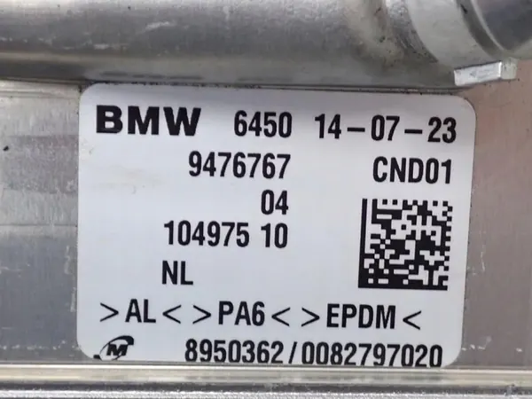 BMW OEM 9476767 Raspador Secador Evaporador Ar Condicionado image 6