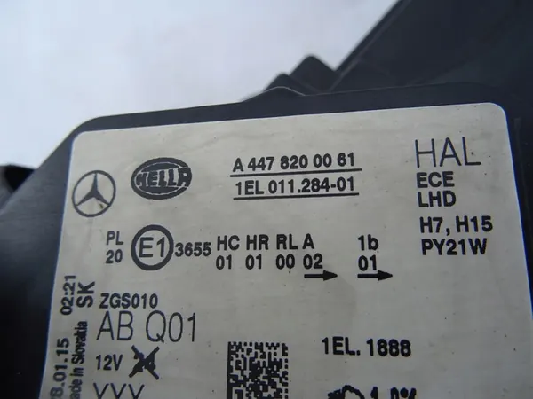 LINKER KOPLAMP MERCEDES VITO W447 A4478200061 image 9