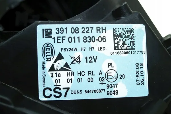 Oikea Etuvalaisin Opel Corsa V E LED EU image 9