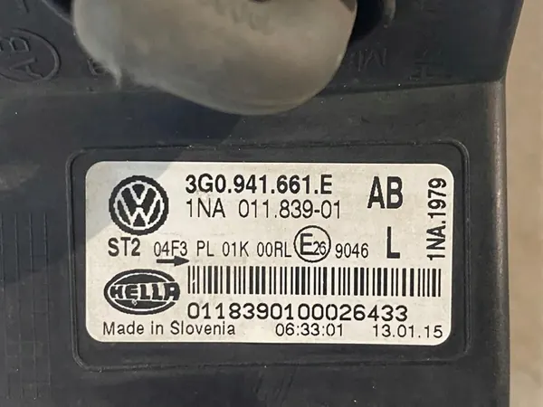 Farol Esquerdo VW PASSAT B8 3G 3G0941661E image 9