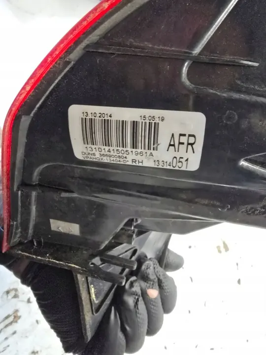 HÖGER BAKLJUS OPEL ASTRA J LIFT KOMBI OEM AS2 13314051 image 6