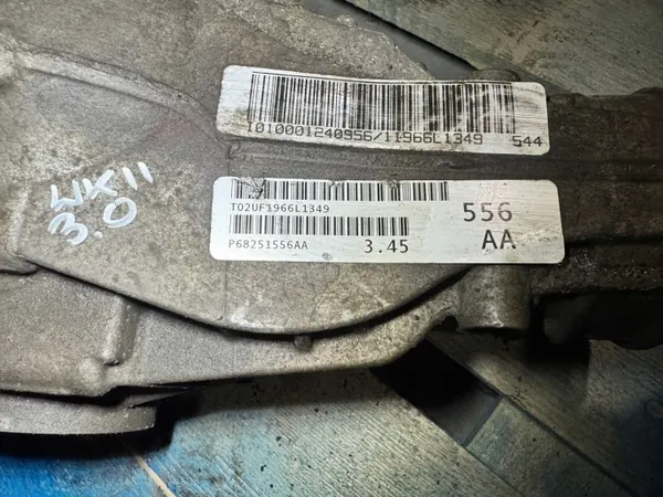 Jeep OE P68251556AA Frontdifferential - Übersetzung 3.45 image 3