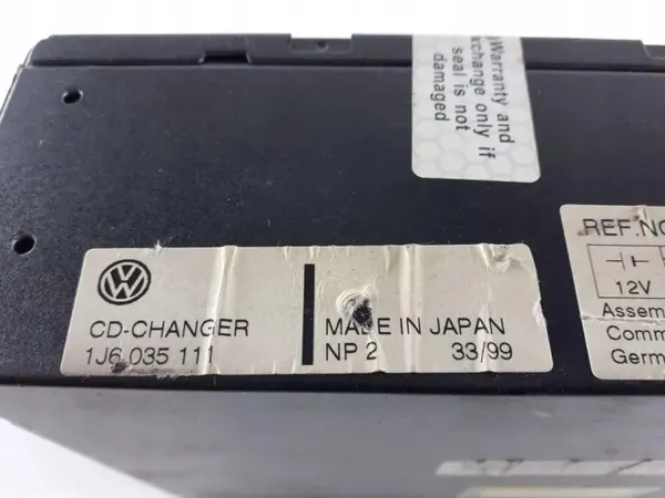 VW TOUAREG CD-wisselaar OEM 1J6035111 - Gebruikt image 3