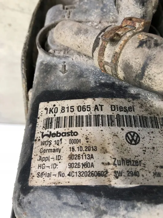 Webasto Parking Heater VW Touran II Caddy 1K0815065AT image 8