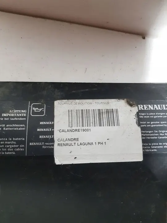 Grade de ventilação dianteira Renault Laguna I 1999 image 5