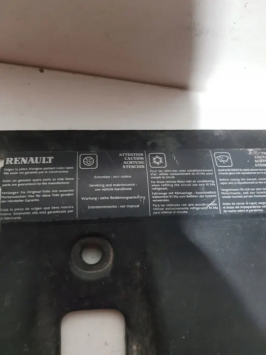 Grade de ventilação dianteira Renault Laguna I 1999 image 6