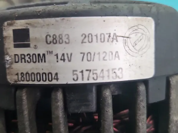 Lichtmaschine Alfa Romeo 159 1.8 16V Z18XER 51754153 image 5