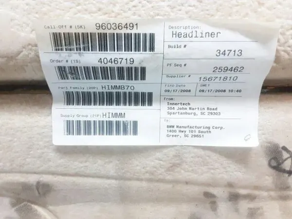 BMW X5 E70 Innertak OEM 4046719 - Begagnad image 8