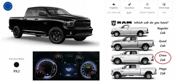 OEM 68036597AB Para-lamas Dianteiro Esquerdo Dodge Ram 1500 image 4