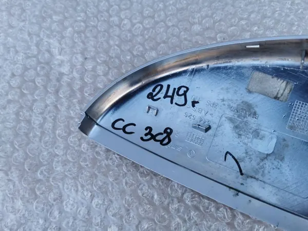 OEM CC-3C8-BAX-OBUDOWA Couvre-rétroviseur droit - Chrome satiné image 9