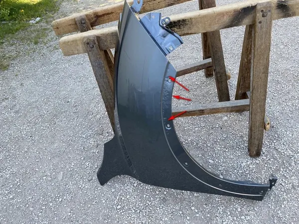 Front Right Fender Nissan Juke F15 Lift F3100-BV8MA image 4