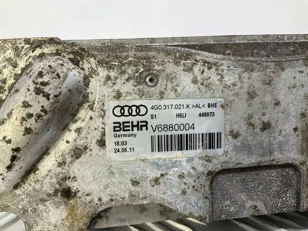 Audi A6 S6 C7 2011 Radiador de Óleo Transmissão image 3