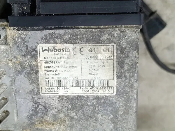 Webasto Hyundai H-1 II 2.5 CRDI Pieza OEM Usada image 4