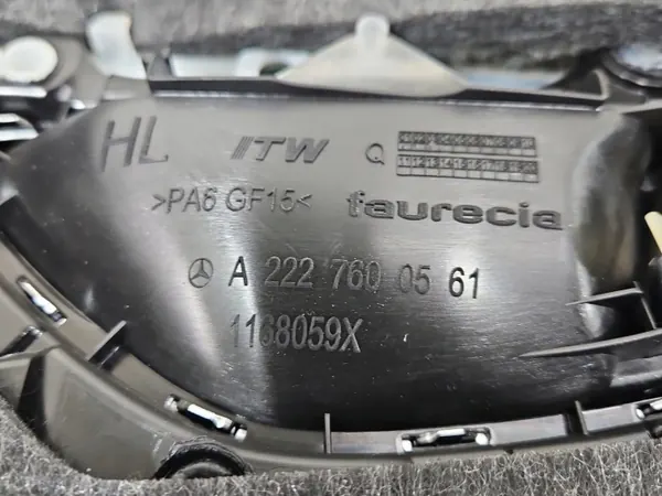 Mercedes W222 Vänster Bakdörrspanel OEM A2227600561 image 4