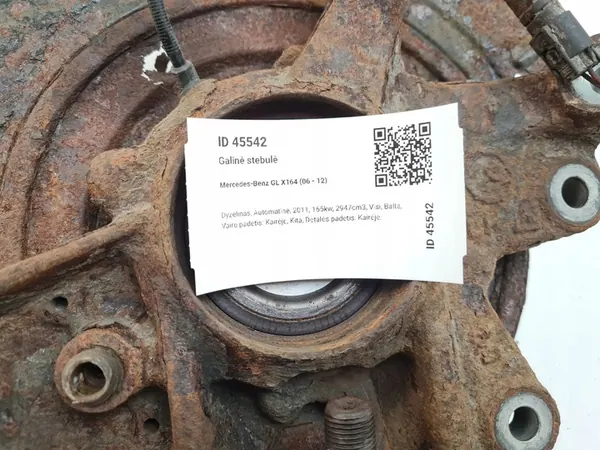 2011 Mercedes-Benz GL X164 Mozzo ruota posteriore A1649058300 image 10