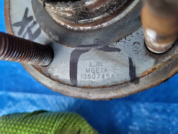 OPEL Astra K Mozzo Ruota Posteriore 5x105 13507454 image 7