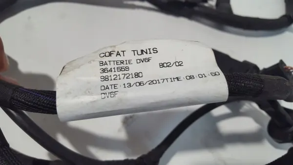 Opel Crossland X Batterikabel OEM E2E21 Begagnad image 6