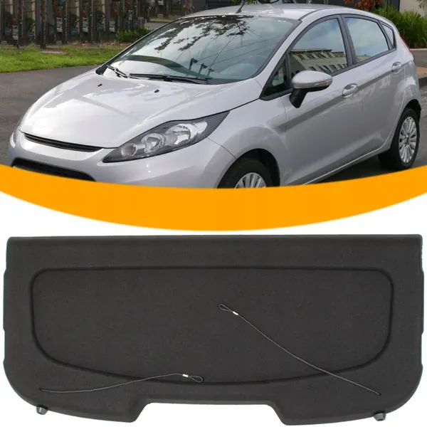 FORD FIESTA MK7 2008-2017 Gepäckablage Schwarz Abdeckung MC-269687575-1 image 2