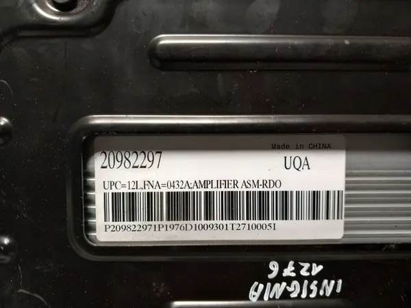 Opel Insignia Ljudförstärkare OEM 20982297 image 6