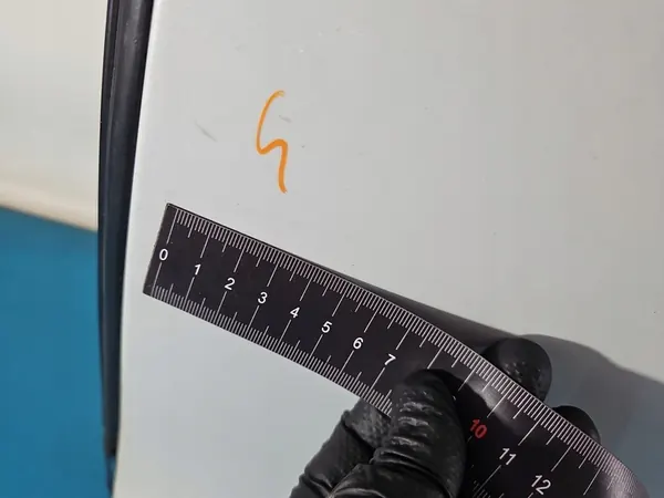 Vänster Bakdörr Volvo V40 II 12- Vit 707-46 image 6