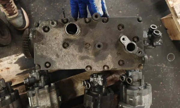 Compresseur d'air + Pompe hydraulique DAF XF image 3