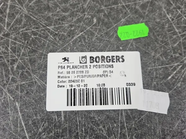 OEM 98282728 Kofferbakmat Vloer Citroen C5 Aircross 17-25 image 3