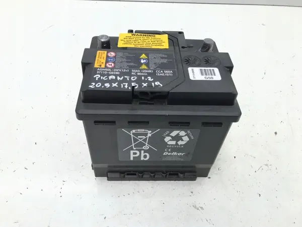 Batterie AGM OEM 37110-G6590 50Ah 560A - Occasion image 2