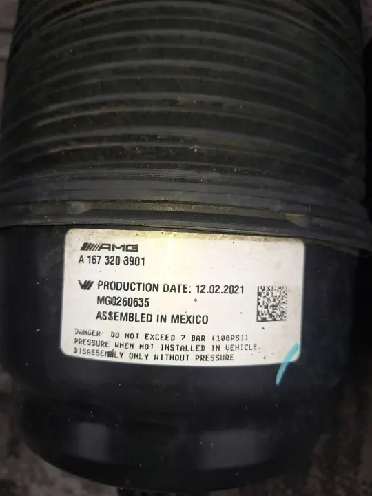 Bakre luftfjädring A1673203901 för Mercedes GL W167 image 3