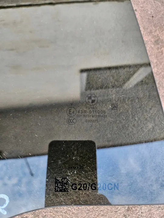 BMW G20 Rechter Achterruit OEM SZYBA PRAWA TYŁ image 3