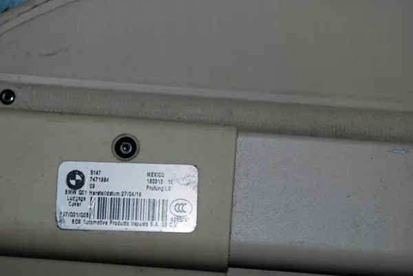 BMW X3 G01 Tavaratilan Verho OEM 7471984 image 6