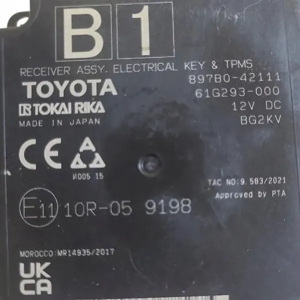 Módulo de cierre central Toyota RAV4 OEM 897B042111 image 4