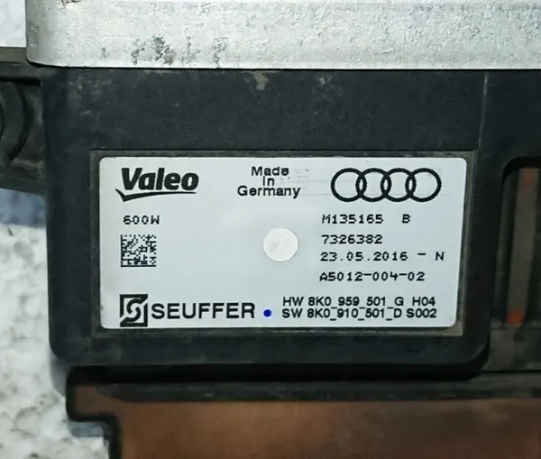 Unité de Commande Ventilateur Audi OEM 8K0910501 - Occasion image 4
