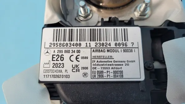 Mercedes EQE 350+ passagerarairbag OEM A2958603400 image 8