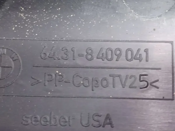 Gebrauchter BMW OE Innenraumfilterrahmen OEM 8409041 image 3