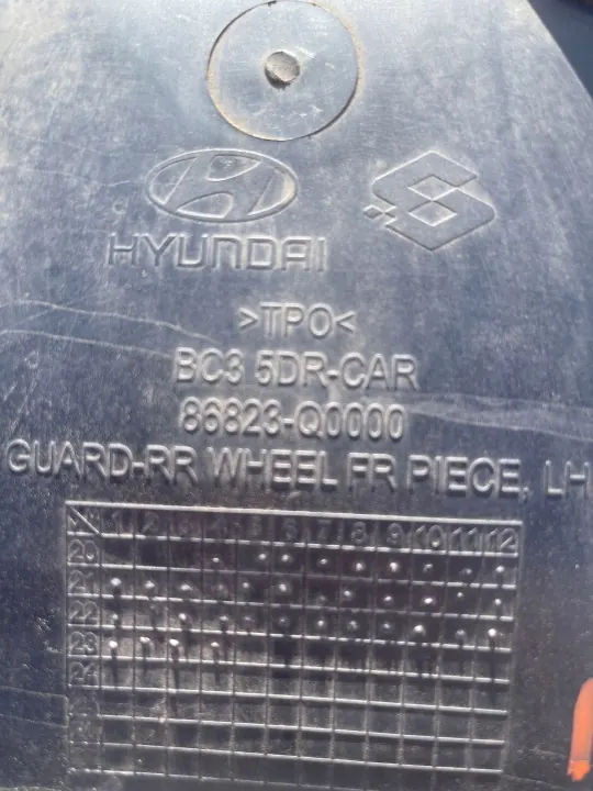 OEM B035DRCAR Arco de roda traseiro esquerdo Hyundai i20 image 5
