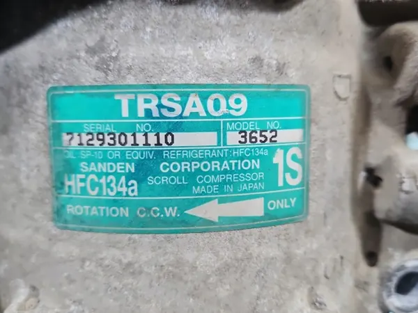 Compresseur AC TRSA09 Honda Logo 1.3 16V image 4