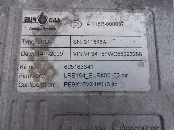 Begagnad LPG CNG Kit OEM GSDGSG för Peugeot 308 1.6 VTi image 9