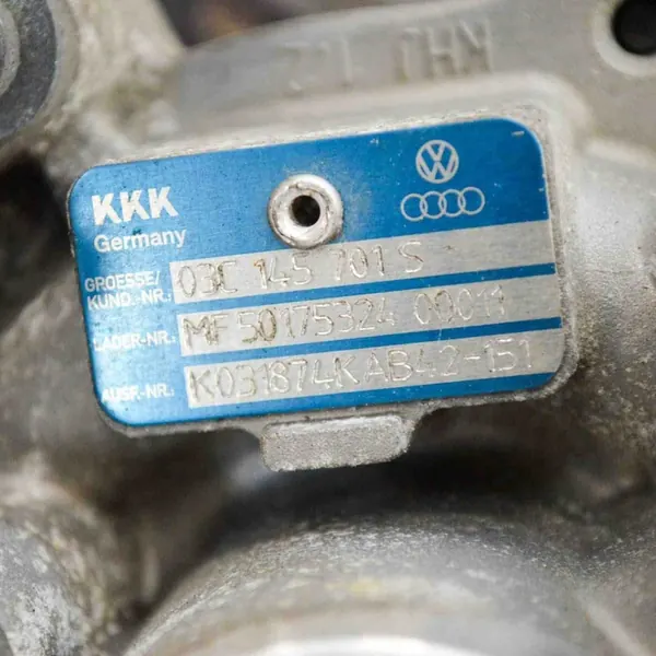 TURBINE VW PASSAT VARIANT B6 1.4L 2010 03C145735C image 7